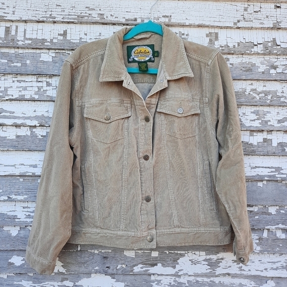 🌟 Cabelas corduroy jacket size medium - Picture 1 of 4